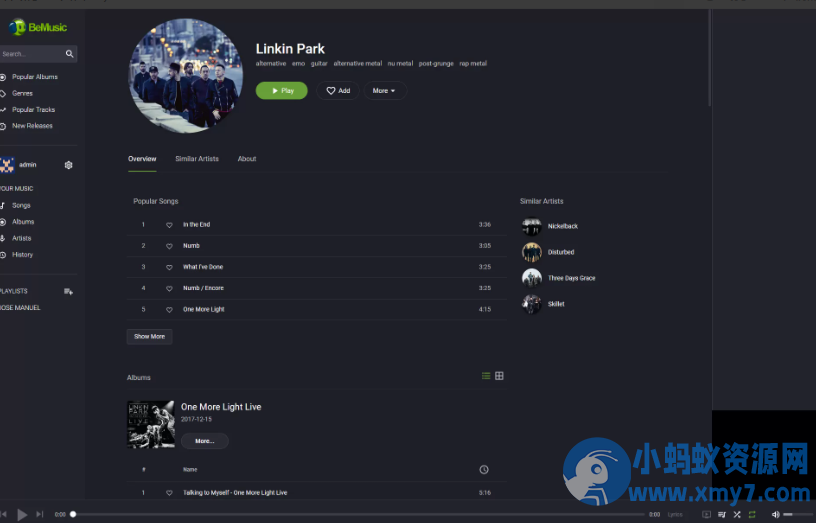 BeMusic3.0.9 – PHP音乐平台系统,音乐共享上传网站源码!
